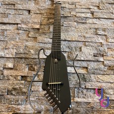 DONNER HUSH 1 靜音吉他 民謠木吉他 輕便好攜帶 公司貨 一年保固, 黑色, 1個, HUSH-I