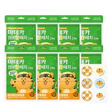 동국제약 썸머 향 패치 24매 여름 야외활동 필수템 유아 썸머패치 천연 아로마 오일사용 마데카 썸머패치, 8개