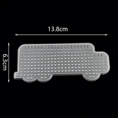 5mm 하마 비즈 장난감 DIY 도구 교육 탱그램 직소 퍼즐 페그보드 아트 템플릿 어린이 스텐실 공예, 33 1 piece