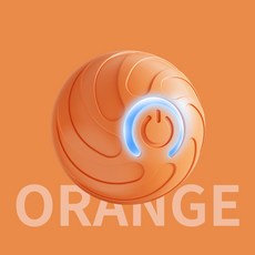 智能逗狗引力跳跳球 電動寵物用品 貓狗玩具 解悶神器 寵物牽引球, D旋渦款-橙, 1個