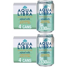 스파클링 워터 오이 민트 라임 330ml 4개입, 2개, 1.32L