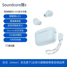 Soundcore 聲闊 A25i 藍牙耳機, 淺藍色