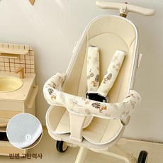 위크앤픽 유모차어깨패드 핸들 유모차소품, 1개, 2개 어깨 다람쥐과일 패드x2+손잡이