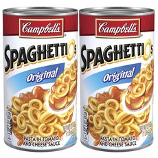 캠벨스 스파게티오 오리지널 파스타 인 토마토 앤 치즈 소스, 635g, 2개