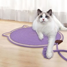 로프 매트 원형 스크래쳐, 퍼플