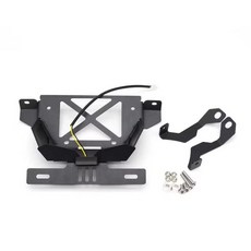 六代勁戰 勁戰6.5代 短牌架 LED車牌燈 車牌上移 短尾牌照架 [台灣現貨], 黑色, 1個