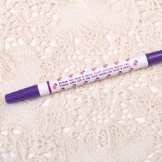 짱패브릭 양쪽보라펜(기화성), 1개, 보라색