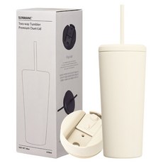 선망 투웨이 텀블러, 크림, 610ml, 1개 크림, 610ml, 1개