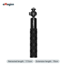 aMagisn 인스타360 에이스 프로 2 X5 에어 히어로 13 DJI 액션 용 볼 헤드가 장착된 70cm~120cm 확장형 셀, 04 70cm