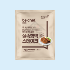 동원홈푸드 실속 함박스테이크 1kg, 1개