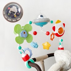 베베코지 LED 회전 아기 모빌 유모차 카시트 침대 겸용, 1개