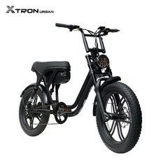 2026 엑스트론 어반 48V 500W 15Ah 20인치 전기자전거 자토바이, 블랙 파스전용, 미조립택배배송