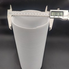 移動空調配件 伸縮送風通用管 排熱管 PP內置鋼絲, 1個, 13cm鋼絲加固加厚1.5米左旋白色