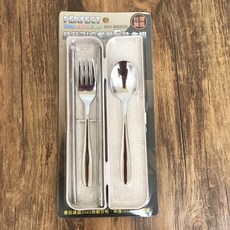 台灣製 PERFECT 理想 晶品316環保餐具5件組 學生筷匙組附吸管, 1個