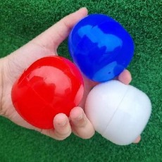 60x70mm 전체불투명 뽑기캡슐 3종 행사 가챠 추첨볼, 60x70블루 (1개입), 1개