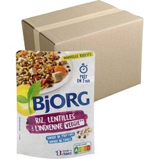 BjORG 印度扁豆拌飯即食餐, 200g, 5包