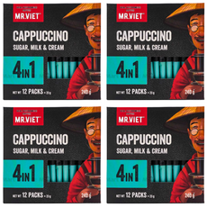 베트남 4in1 카푸치노 인스턴트 커피 Mr. Viet, 4개, 12개입, 19g