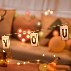 led 크리스마스 레터링 가랜드 직사각형 램프 10개 인테리어소품 led줄조명 크리스마스소품, 화이트