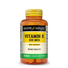 MASON natural 維他命K錠 100mcg, 1組, 100顆