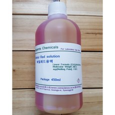 메틸레드용액 Methyl Red Sol 화), 1개, 450ml