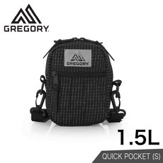 GREGORY 美國 1.5L QUICK POCKET 斜背包 夜光黑