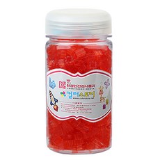 디폼블럭8mm 700개, E39_8mm디폼블럭_투명빨강색(700개)