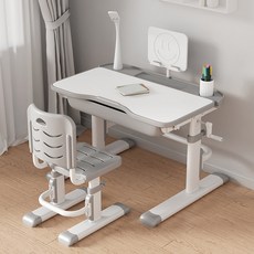 학습책상 원목 접이식 책걸상 학원책상 학생의 파티션 1인 교실 세트 초중학생 학교 책상과 소형 데스크탑, 지식 모델 블루: 높이조절/항균의자 1x1x1 사이즈