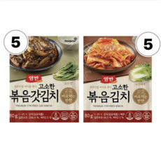 동원 양반 볶음김치 +볶음갓김치, 3세트, 800g