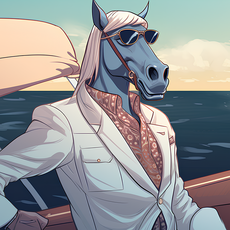 모노리스 12간지 캔버스 벽화 운수대통 액운방지 승진선물 실내 그림 인테리어 홈 액자, 7. 성공한 부동산 부자 말띠