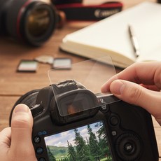 HD강화 LCD보호필름 2장 저반사필름 카메라강화필름 탈부착필름