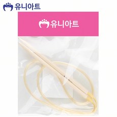 로넬리빙 유니아트 우드 대바늘 5mm 1100 뜨개질 나무바늘 뜨개바늘