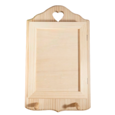 松木愛心造型雙排掛鉤鑰匙收納盒, 松木【大】愛心雙排勾鑰匙盒, 1個