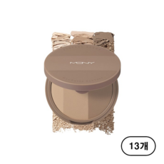 맥퀸뉴욕 페이크 업 3색 쉐딩 9g, 뉴트럴브라운(Neutral Brown), 13개