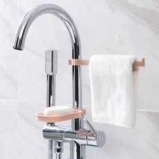 주방 화장실 비누 받침 거치대 조리도구거치대 욕실수건장 숙성비누, 핑크