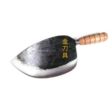 金刀具 #B001 鐵店出品 豬肉刀 出骨刀 剁肉刀 營業用 商用 料理刀, 1個, 全鋼豬肉刀, Silver
