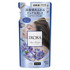 FLAIR FRAGRANCE IROKA 純淨小蒼蘭補充包 440ml [衣物柔軟精] 141198, 1個