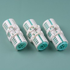 【無品牌】韓版網紅無痕頭頂髮根蓬鬆夾 懶人空氣劉海自粘蓬鬆髮夾捲髮神器, 3個【彩袋裝】, 綠色美人卷2.0CM