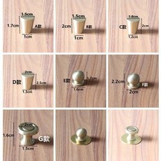 臺南出貨 歐式抽屜圓球拉手 櫃子圓型銅色小拉手 單孔傢具銅把手 金色, 1個, A款小拉手（金色抗氧化）