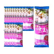 소표 즉석칼국수 2인분 (스프첨부), 250g, 16개