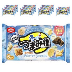龜田製菓 冬季綜合零嘴 6包入