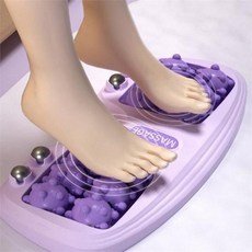 발 지압 마사지기 수동 롤러 혈액순환 롤링 발 마사지기 피로 마사지판 발휴식 지압판 지압발 발바닥 효과, 랜덤