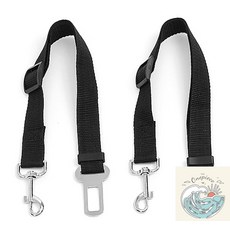 우솝상점 펫가드 반려견 차량 안전벨트 3p 블랙 검정 3개입 차량용품