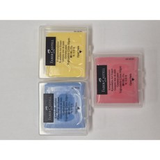 파버카스텔 떡 지우개 니더블 미술용 블루 레드 엘로우 랜덤배송 1P, 칼러 랜덤배송