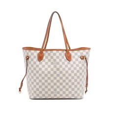 루이 비통 중고 2019 다미에 아주르 네버풀 MM 토트 백