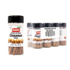 바디아 계피 스틱 1.25온스 (8개 팩) Badia Cinnamon Sticks 1.25 Oz (Pack Of 8), 1.25 온스(8팩), 1개