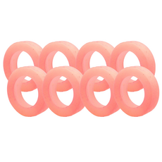 2025 프리미엄 캐리어바퀴보호 실리콘 커버 대 중 소 사이즈, 1세트, 야광오렌지