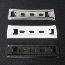 듀얼레일 천장형 일자 브라켓 커튼 블라인드 부속품 부품 설치 고정 피스, 메탈, 나사 미포함, 1개