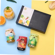 제주 과일청 액상차 3종 세트 한라봉 풋귤 오미자 명절 답례품 선물 명절선물 한라봉청 과일청세트
