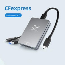 2-in-1 CFexpress A 타입 및 SD 카드 리더 CF 어댑터 USB 3.2 SLR용 C에서 케이블 10Gbps, [03] CFexpress Type A, 03 CFepress Type A
