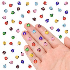 인형의 집 미니어처용 작은 레진 거북이 200개 DIY 공예용 야광 미니 동물 인형 요정 정원 마이크로 조경 장식용 물건 193538, 레이디버그 2